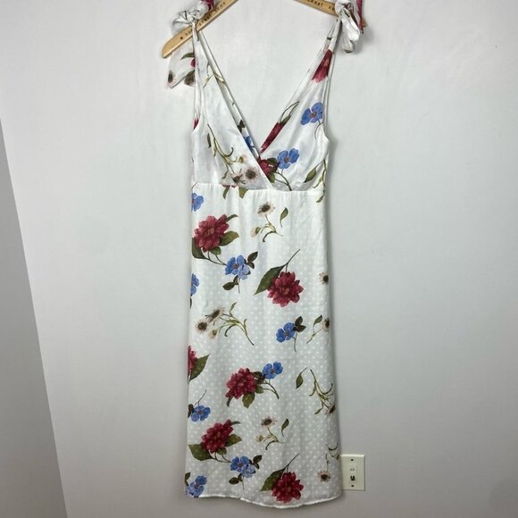 NWT Show Me Your Mumu Silky Arlene Midi Dress Floral Size Small Bohemian Boho S - Picture 8 of 11